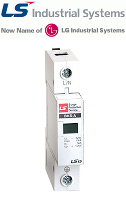 LS BKS-A 1P Αντικεραυνικό Ράγας 1P 10kA 230V [03.018.0221]