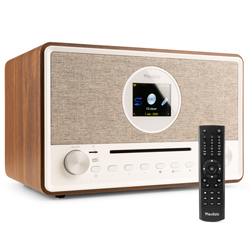 AUDIZIO LUCCA WOOD Stereo DAB+, FM , Internet radio με CD Player, Bluetooth, Aux IN, USB /SD και Alarm 102.252