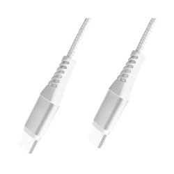 MB378 Καλώδιo USB Type C σε USB Type C Ταχείας Φόρτισης 60W μήκος 1m σε Λευκό Χρώμα PLY