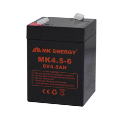 MK4.5-6 MK ENERGY Επαναφορτιζόμενη Μπαταρία Μολύβδου 6 Volt / 4.5 Ah MKE