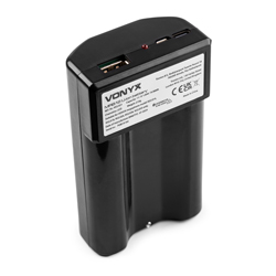 VONYX MRB12 Lithium-ion 12V Battery pack με Φορτιστή και Power Bank 952.021