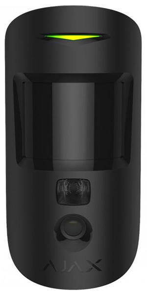 AJAX MOTION CAM BLACK - Ασύρματος Ανιχνευτής Κίνησης με Ενσωματωμένη Κάμερα, Λευκός, Pet immunity