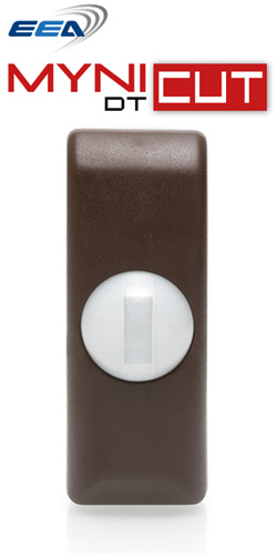 Myni DT CUT (Καφέ) Εξωτερικός Ανιχνευτής Κουρτίνας Διπλής Τεχνολογίας PIR + MW για πόρτες και παράθυρα