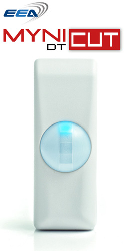 Myni DT CUT (Λευκό) Εξωτερικός Ανιχνευτής Κουρτίνας Διπλής Τεχνολογίας PIR + MW για πόρτες και παράθυρα