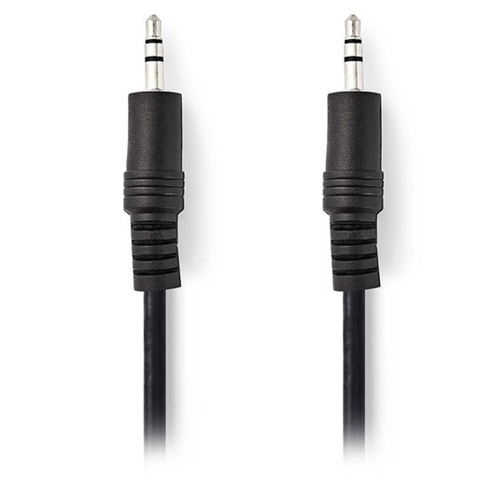 NEDIS CAGL22000BK20 Καλώδιο ήχου 3.5mm αρσ. Stereo - 3.5mm αρσ. Stereo 2m 