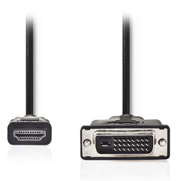 NEDIS CCGP34800BK100 Καλώδιο HDMI αρσ. - DVI-D Dual 24+Pin αρσ. 10m