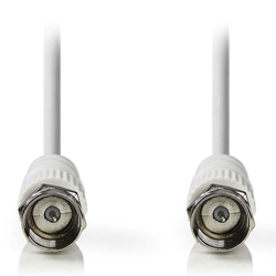 NEDIS CSGL41000WT15 Ομοαξονικό καλώδιο F αρσενικό σε F αρσενικό 1.5m 