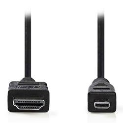 NEDIS CVGP34700BK20 Καλώδιο HDMI αρσ. - micro HDMI αρσ. 2m