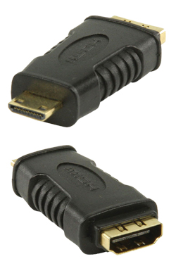 NEDIS CVGP34906BK Αντάπτορας HDMI θηλυκό σε mini HDMI αρσενικό