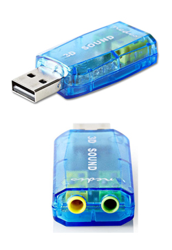 NEDIS USCR10051BU Εξωτερική κάρτα ήχου USB 2.0