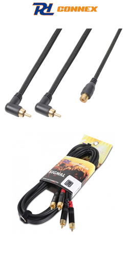 PD Connex CX142 Ποιοτικό Καλώδιο (Y) 2 x RCA αρσενικά σε 1 x RCA θηλυκό 0.3m 177.120