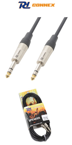 PD Connex CX80-3 Ποιοτικό Καλώδιο JACK 6.3mm STEREO αρσενικό σε JACK 6.3mm STEREO αρσενικό 3m 177.018