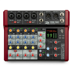POWER DYNAMICS PDM-Y601 Κονσόλα Ήχου 6 Καναλιών 99 DSP Effects / USB/ MP3/ Bluetooth 172.655
