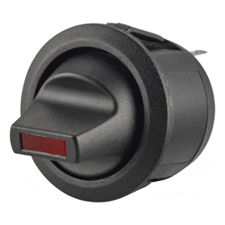 R13-112LP Διακόπτης Rocker ON-OFF 4P με LED 12V