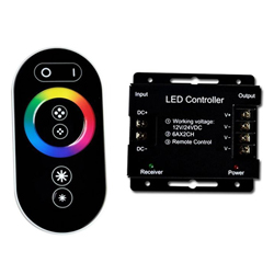 RFTC-01 Τηλεχειριζόμενο RF Dimmer Controller με πλήκτρα Αφής για LED RGB ταινία με 3 κανάλια 18A [5.3.29]