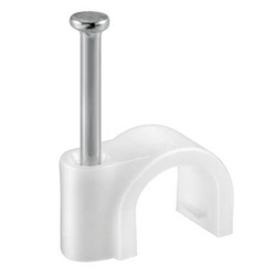 Ρόκα 5/20 Στήριγμα καλωδίου για καλώδιο στρογγυλό Λευκό NC0.5NSWE KSS - 100τμχ