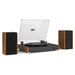 AUDIZIO RP335 Retro Stereo Πικάπ με Ηχεία 2x 40Watt, USB και Bluetooth σε Wood 102.175