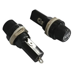 L006B Ασφαλειοθήκη βιδωτή 6.35x30mm 10A Κάθετη S1057 SXG