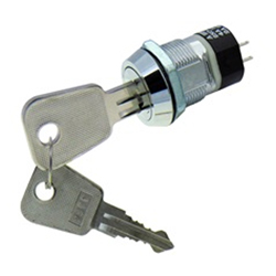 ULTIMAX S286A-2 Διακόπτης κλειδί OFF-ON DSPT 4 ακροδεκτών Φ19mm