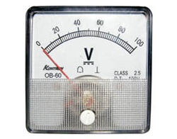 SFIM SF-60-DC200mV Αναλογικό όργανο πίνακος DC 200mV 60x60mm