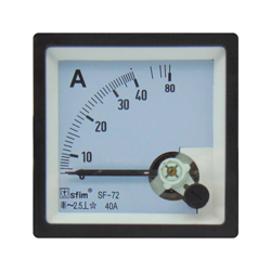 SF-72-3 Αναλογικό όργανο πίνακος Αμπερόμετρο AC 0-40A 72x72mm SFM