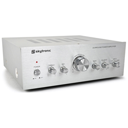 SKYTRONIC AV400 Hi-Fi Stereo Ενισχυτής 2 x 50 Watt Inox χρώμα 103.311