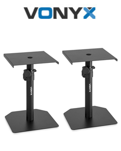VONYX SMS10 Ζεύγος επιτραπέζιες βάσεις ηχείων Studio Monitor Ύψους Max 49.5cm 180.219