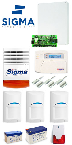 Sigma-Set-10 Πλήρες Σύστημα Συναγερμού με κέντρο Sigma Apollo Plus (Apollo 32) & Σειρήνα Sigma IBIS