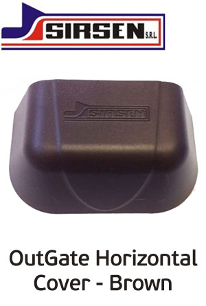 OUTGATE/H Brown - Οριζόντιο Κάλυμμα Προστασίας για τον ανιχνευτή Outgate, σε καφέ χρώμα