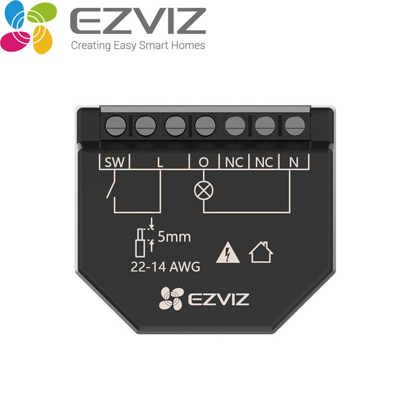 EZVIZ T35WM (CS-T35-R100-WM) Έξυπνο Wi-Fi Ρελέ για Οικιακό Αυτοματισμό, με Έλεγχο Κατανάλωσης
