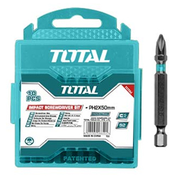 TOTAL TACIM16PH223 Σετ Μύτες PH2 50mm Κρούσης 10τμχ.