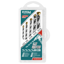 TOTAL TACSD5055 Σετ Διαμαντοτρύπανα 5τμχ.