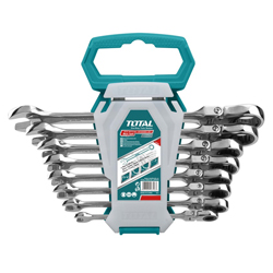 TOTAL THT102RK586 Σετ Γερμανοπολύγωνα Καστάνιας με σπαστή κεφαλή 8τμχ.