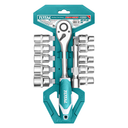 TOTAL THT141121 Σετ Καστάνια 1/2'' με Καρυδάκια 12τμχ.