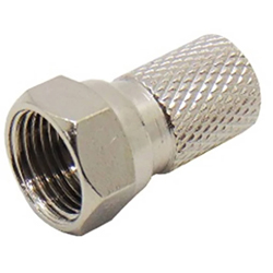 TP1-088 Φίς τύπου F Twist-On RG6/U L:19mm Big Nut JYC