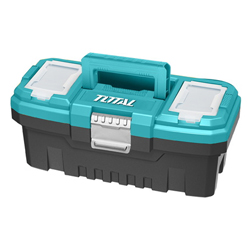 TOTAL TPBX0142 Πλαστική Εργαλειοθήκη 14'' με Μεταλλικό κούμπωμα