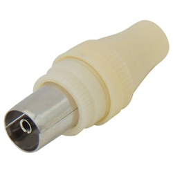 N002F Φις τηλεόρασης PAL θηλυκό 9.5mm (TV) πλαστικό (TV008) LZ