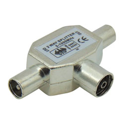 PAL TV066 PAL Μεταλλικός Διακλαδωτής RF TV 1 Θηλυκό σε 2 Αρσενικά LZ