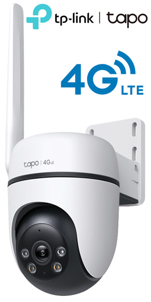TP-Link Tapo C501GW V1.0 Ασύρματη (4G) - Ενσύρματη Αδιάβροχη Ρομποτική PT Κάμερα 2MP, PoE, AI Detection, Color Night Vision, Mic/Speaker