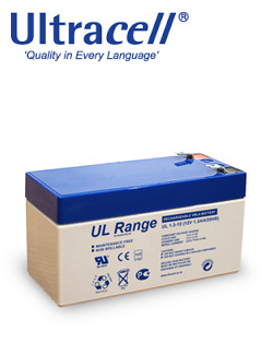 Ultracell UL1.3-12 Επαναφορτιζόμενη Μπαταρία Μολύβδου 12 Volt / 1,3 Ah