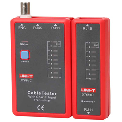 UNI-T UT681C Tester καλωδιώσεων RJ11 RJ45 και BNC