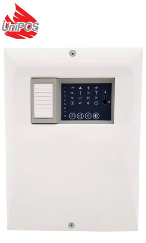 UNIPOS FS 4000/4 - Συμβατικός Πίνακας Πυρανίχνευσης 4 Ζωνών