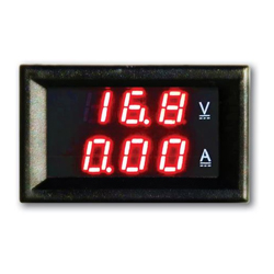 OEM VAM-0-100V/0-50A DC Ψηφιακό όργανο Dual Βολτόμετρο 0-100 DC / Αμπερόμετρο 0-50A DC 45x26mm (12.3.33)
