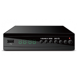 VENEX 9090T2 Ψηφιακός Επίγειος MPEG4 DVB-T2 H.265 Full HD Αποκωδικοποιητής με USB