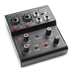 VONYX VMM301 3 Channel USB Mixer με Bluetooth και USB Audio Interface (172.642)