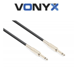 VONYX CX355-3 Καλώδιο Jack 6.3mm MONO αρσενικό σε Jack 6.3mm MONO αρσενικό 3m 177.797 
