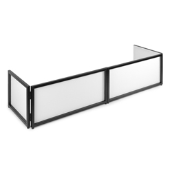 VONYX DB8 Pro Foldable DJ Booth System 4 screens 180.038