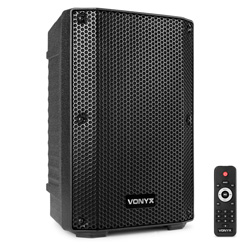 VONYX VSA08BT Bi-Active PA ηχείο 8" 250 Watt Max / 125 Watt USB/ MP3/ Bluetooth (τμχ) 170.368
