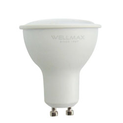WELLMAX LED-1306 CW Λάμπα LED Spot 7W για Ντουί GU10 ψυχρό λευκό 6500K 