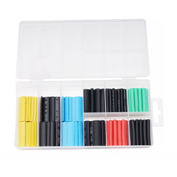 WADFOW WUR1B01 Σετ Κασετίνα Θερμοσυστελόμενα Πολύχρωμα 120 Τμχ